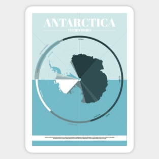 Antarctica Territory Map Sticker